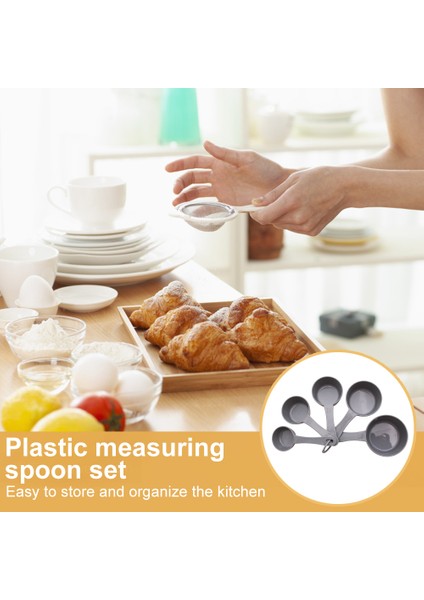 Plastik Ölçü Kaşığı Seti Ölçekli Ev Mutfak Un Gıda Çubuk Tartım Tozu Pişirme Pişirme Aracı Ölçü Kaşığı Çay Kaşığı (Yurt Dışından) fırsatları