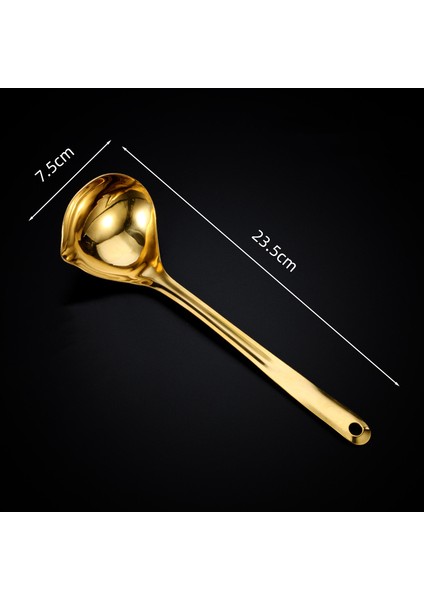 Paslanmaz Çelik Sıcak Tencere Çorba Kaşığı Uzun Saplı Ramen Çorba Kepçesi Süzgeç Büyük Kapasiteli Yemek Kaşığı Mutfak Yemekleri Kepçe (Yurt Dışından)