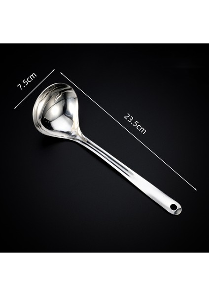 Paslanmaz Çelik Sıcak Tencere Çorba Kaşığı Uzun Saplı Ramen Çorba Kepçesi Süzgeç Büyük Kapasiteli Yemek Kaşığı Mutfak Yemekleri Kepçe (Yurt Dışından)