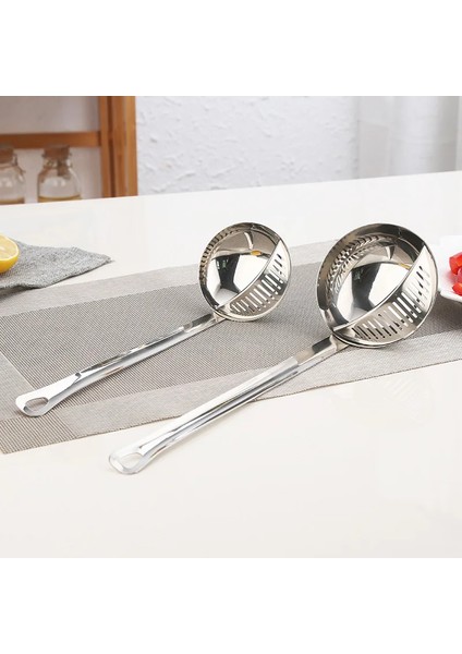 Uzun Saplı Paslanmaz Çelik Çorba Kaşığı Çıkarılabilir Filtreli Pişirme Süzgeci Gereçleri Kepçe Yaratıcı Ev Mutfak Aletleri (Yurt Dışından) fiyatları