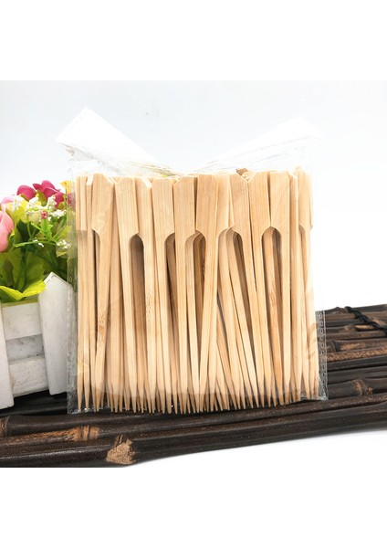 Tek Kullanımlık Bambu Çubuklar Barbekü Aletleri Doğal Barbekü Bambu Şişler Kamp Partisi Kabob Meyve Kokteyli Partisi Barbekü Aletleri (Yurt Dışından) fiyatları