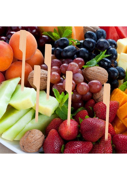 Tek Kullanımlık Bambu Çubuklar Barbekü Aletleri Doğal Barbekü Bambu Şişler Kamp Partisi Kabob Meyve Kokteyli Partisi Barbekü Aletleri (Yurt Dışından) fırsatları