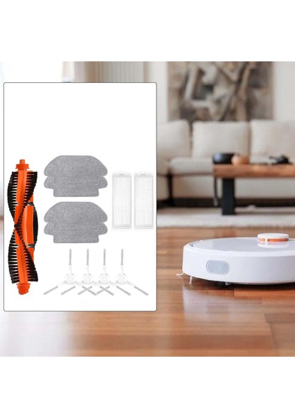 Xiaomi Mi Robot Vakumlu Paspas 2s / Mop Pro/mop P/robot S12/S10 EU/STYJ02YM Için 2 Set Ana Yan Fırça Hepa Filtre Paspas Bezi (Yurt Dışından) fiyatları