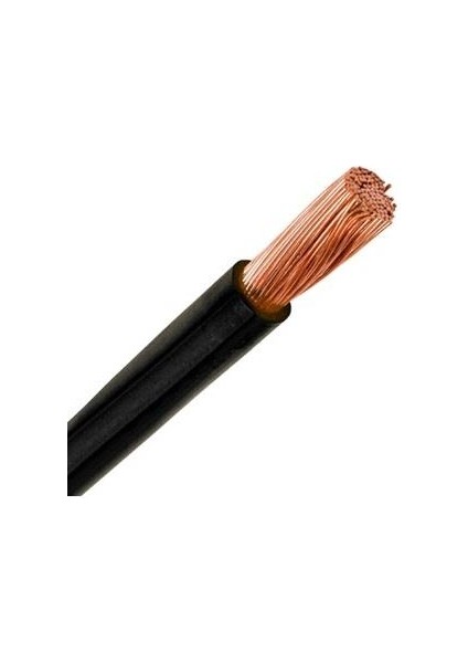 Yumuşak Silikon Nyaf Kablo 1 mm Siyah 5 mt