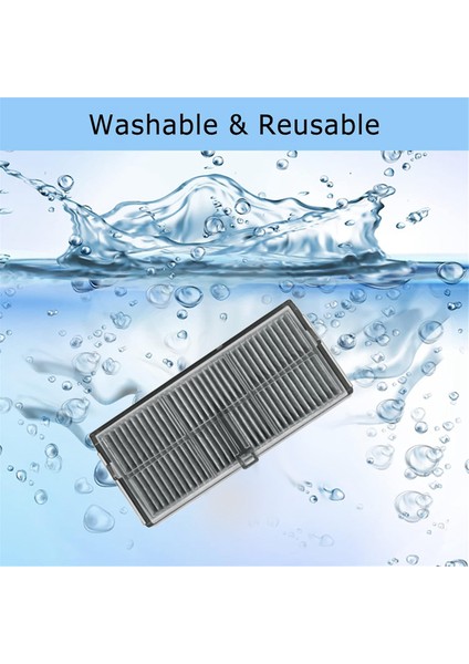 Dreame L40 Ultra / X40 Ultra Complete / Mova P10 Pro Ultra / Mova P50 Pro Ultra Robot Süpürge Için 10 Adet Filtre (Yurt Dışından) modelleri