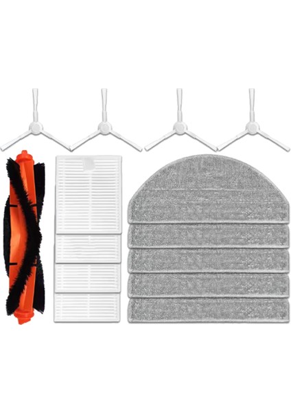 Xiaomi E12 E10 B112 Robot Süpürge Paspas Bezleri Ana Yan Fırçalar Filtre Için 14 Adet Yedek Parça (Yurt Dışından) fiyatları