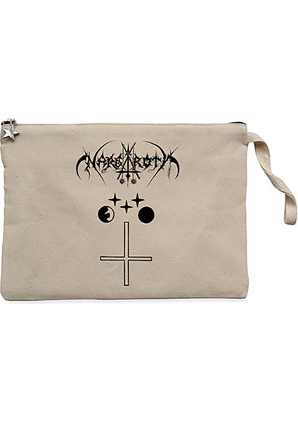 Nargaroth Orke Krem Clutch Astarlı Cüzdan / El Çantası