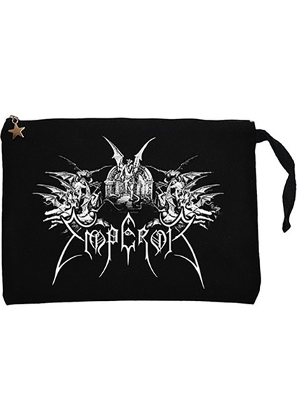 Emperor Devil Kingdom Siyah Clutch Astarlı Cüzdan / El Çantası
