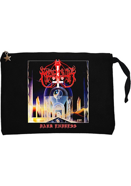 Marduk Dark Endless Siyah Clutch Astarlı Cüzdan / El Çantası