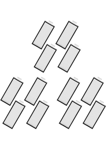 Roborock Q7, Q7+, Q7 Max, Q7 Max+, Q5 Pro, Q5 Pro+, Q8 Max, Q8 Max+ Robot Süpürge Hepa Filtresi Için 12 Paket Yıkanabilir Filtre (Yurt Dışından)