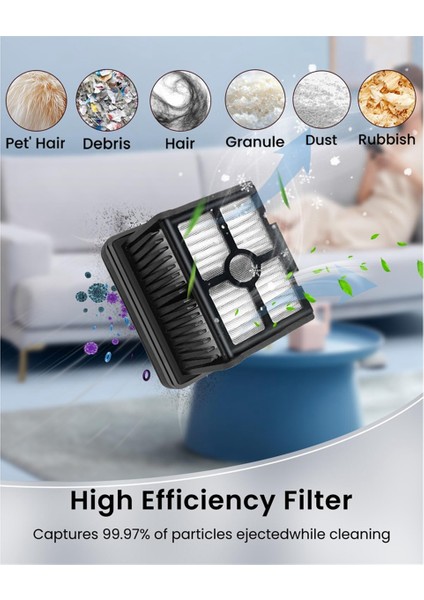 Dreame H12 Pro/ H12 Dual/ H13 Pro Islak Kuru Elektrikli Süpürge Için Hepa Filtreleri ve Fırça Silindirleri, Yedek Parçalar (Yurt Dışından) fiyatları