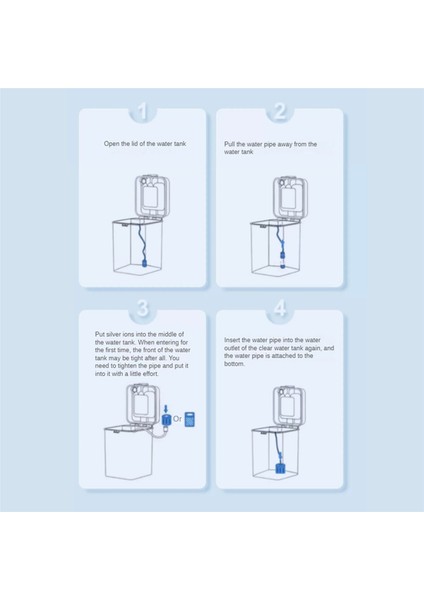 Dreame X10/S10/W10S/S20/X20/S10 Plus Serisi Robot Su Tankı Iyon Koku Sterilizasyonu Için 4 Adet Gümüş Iyon Modülü (Yurt Dışından)