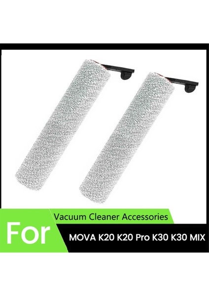 Mova K20 K20 Pro K30 K30 Mıx Elektrikli Süpürge Parçaları Için 2 Adet Fırça Silindiri ve Filtre Seti Temizleme Verimliliğini Artırır (Yurt Dışından)