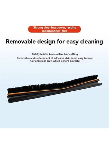 Dreame S10/S20/S30/X10/X20/X30/X40 Tüm Seriler Için Yedek Silindir Fırça Silecek Şeridi Vakum Ataşmanı Kazıma Şeridi (Yurt Dışından) modelleri