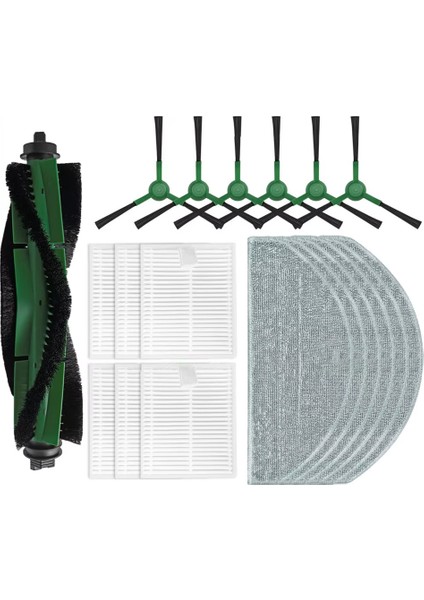 Irobot Roomba Combo Essential / Vac Essential Silindir Yan Fırça Filtre Paspas Bezi Robot Süpürgeler Aksesuar Parçası (Yurt Dışından)