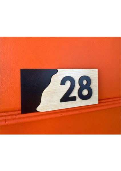 Dekoratif Ahşap Kapı Numaralığı, Daire Numarası, Otel Numarası ,oda Numarası fiyatları