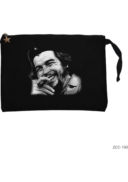 Che Guevara Siyah Clutch Astarlı Cüzdan / El Çantası