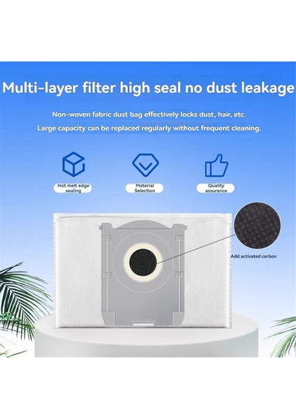 Ecovacs X8 Pro X8 Plus Aı Elektrikli Süpürge Yedek Parçaları Için 21 Adet Silindir Yan Fırça Hepa Filtre Toz Torbası Yedeği (Yurt Dışından) fırsatları