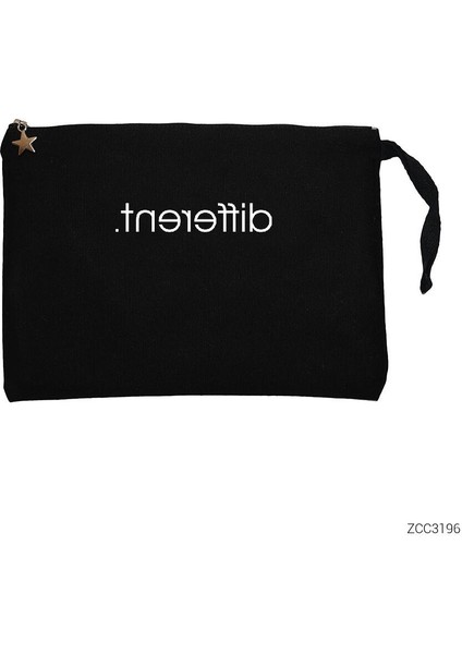Different Siyah Clutch Astarlı Cüzdan / El Çantası
