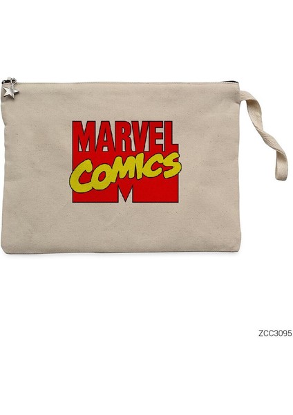 Marvel Comics Krem Clutch Astarlı Cüzdan / El Çantası