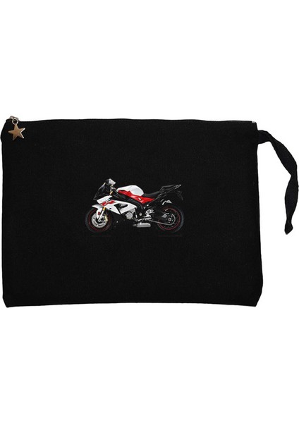 Bmw S1000RR Red Siyah Clutch Astarlı Cüzdan / El Çantası