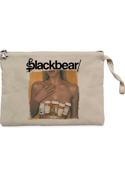 Blackbear Digital Drugs Krem Clutch Astarlı Cüzdan / El Çantası