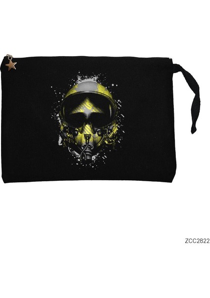 Solo Türk Dark Pilot Siyah Clutch Astarlı Cüzdan / El Çantası