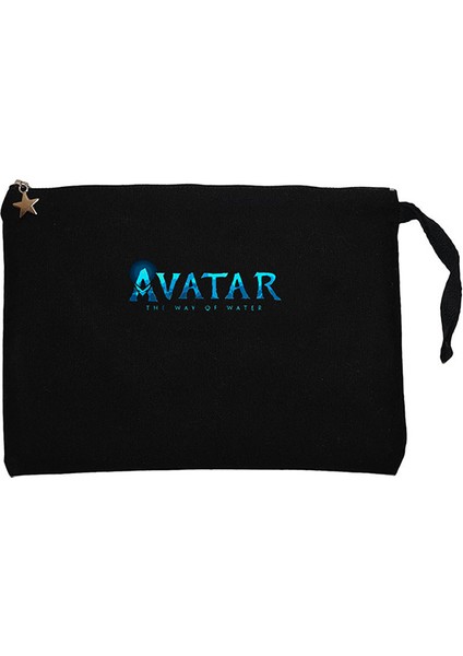 Avatar The Way Of Water Siyah Clutch Astarlı Cüzdan / El Çantası