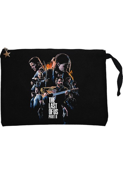 The Last Of Us 2 Oria Part Siyah Clutch Astarlı Cüzdan / El Çantası