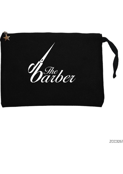 The Barber Siyah Clutch Astarlı Cüzdan / El Çantası