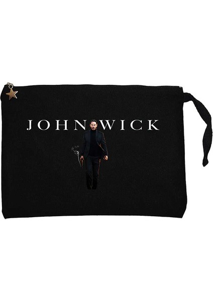 John Wick Siyah Clutch Astarlı Cüzdan / El Çantası
