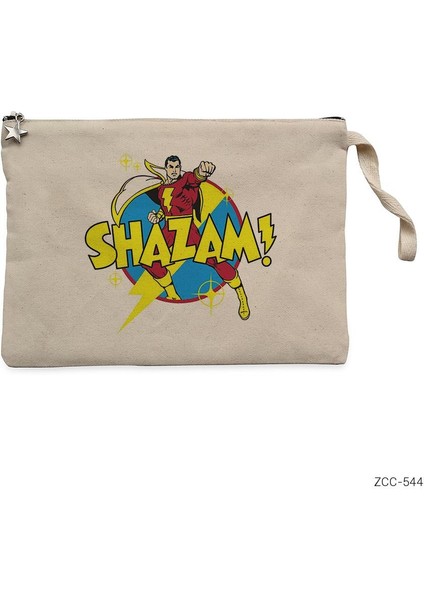 Flash Shazam Krem Clutch Astarlı Cüzdan / El Çantası