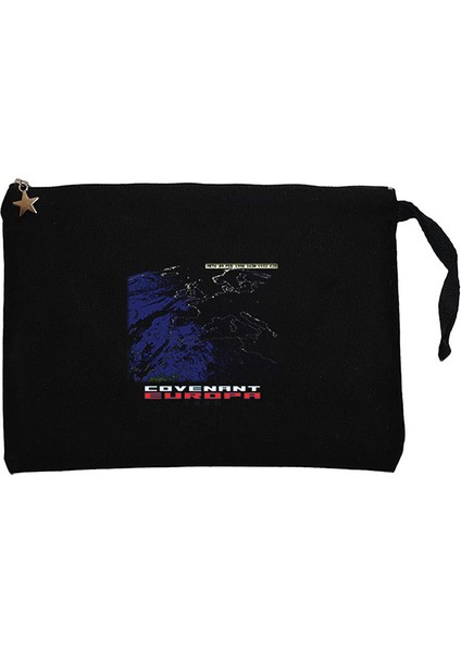 Covenant Europa Siyah Clutch Astarlı Cüzdan / El Çantası