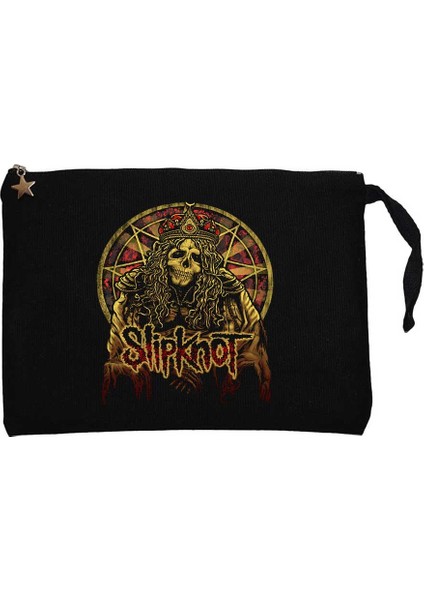 Slipknot King Siyah Clutch Astarlı Cüzdan / El Çantası