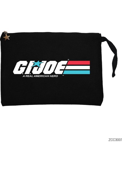 Gı Joe Siyah Clutch Astarlı Cüzdan / El Çantası