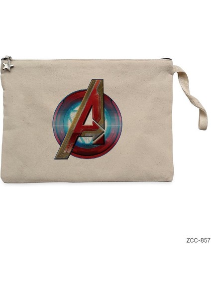 Avengers Age Of Ultron Krem Clutch Astarlı Cüzdan / El Çantası