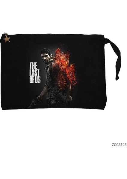 The Last Of Us Fire Siyah Clutch Astarlı Cüzdan / El Çantası