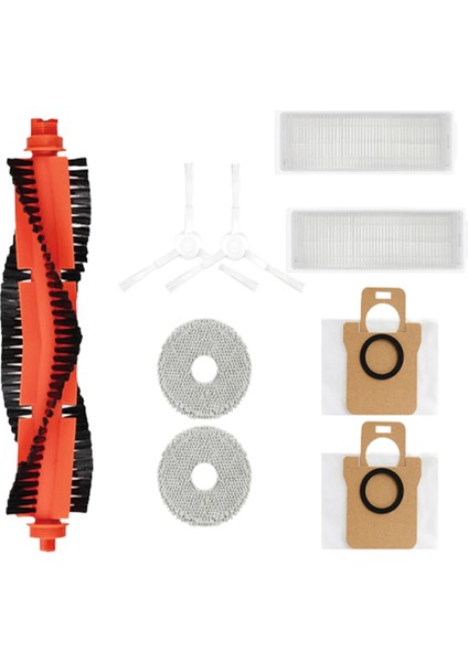 Xiaomi Mijia M30 Pro C107 Yedek Parça Aksesuarları Paspas Bezi Toz Torbası Hepa Filtre Ana Fırça ile Uyumludur (Yurt Dışından)