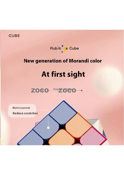 Çocuk Renkli Morandi Rubik Küp 2,3,4,5 Adım Eğitici Oyuncaklar (Yurt Dışından)