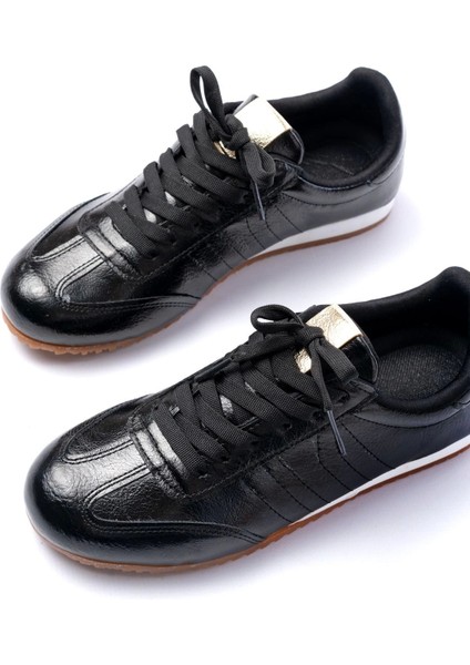 M-1009 Siyah Rugan Bağcıklı Günlük Kadın Spor fırsatları