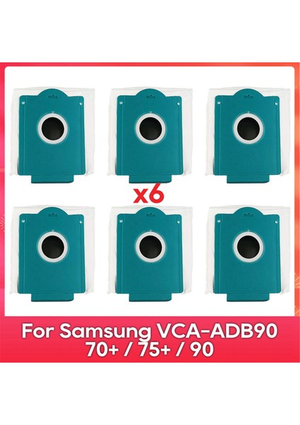 Samsung VCA-ADB90 / 70+ / 75+ / 90 Serisi Kablosuz Dikey Elektrikli Süpürge Toz Torbaları Aksesuarları Parçaları (Yurt Dışından)