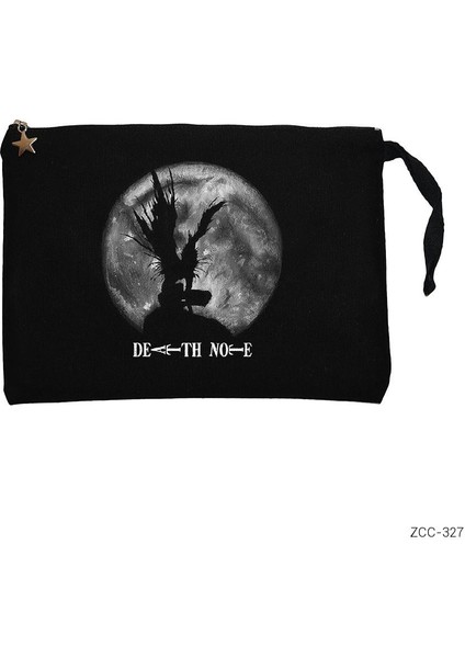 Death Note Siyah Clutch Astarlı Cüzdan / El Çantası