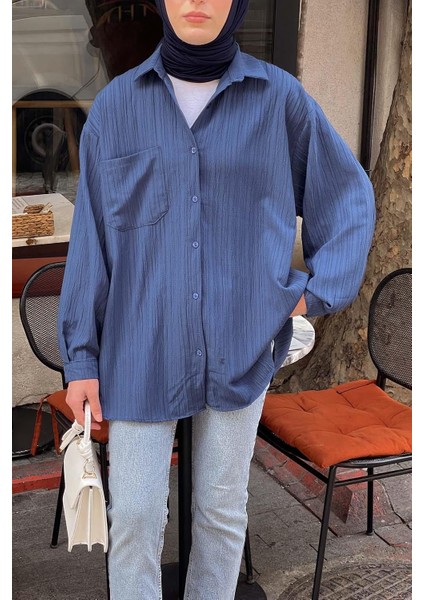 Kraşlı Gömlek Indigo fiyatları