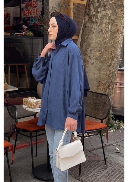 Kraşlı Gömlek Indigo fırsatları