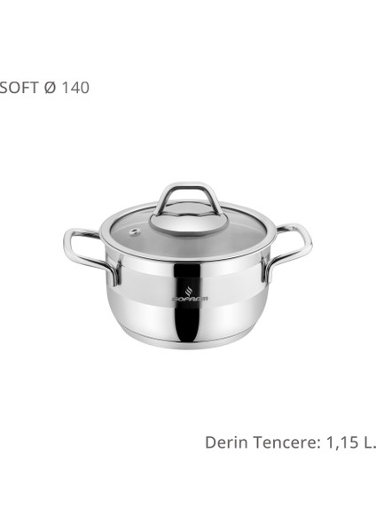 Soft 14 cm Derin Tencere
