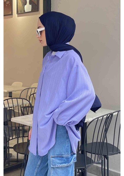 Kraşlı Gömlek Lila fiyatları