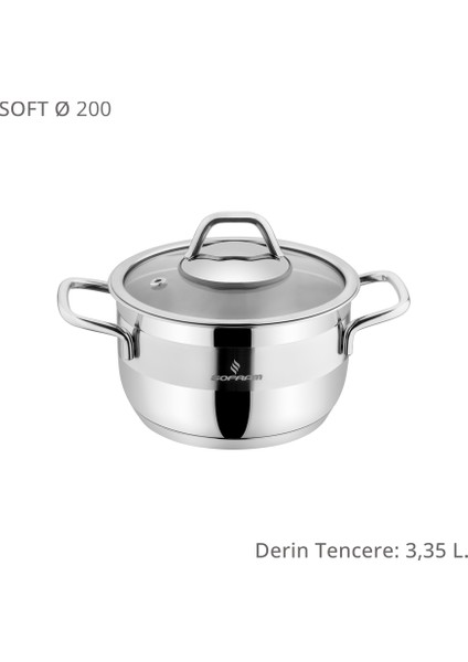 Soft 20 cm Derin Tencere