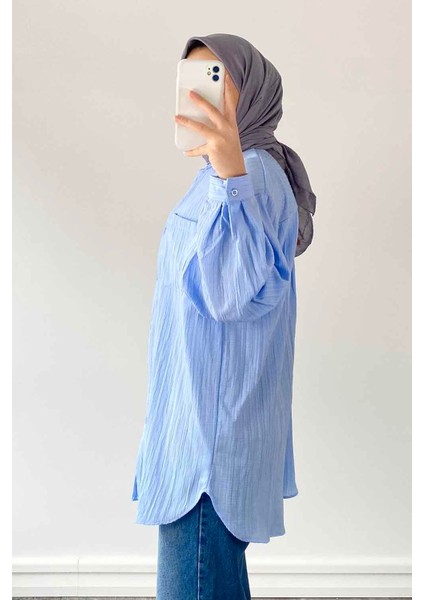 Kraşlı Gömlek Bebe Mavisi modelleri