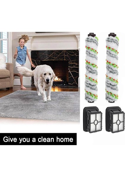 Bissell Crosswave 2306A 1785A 3888A Elektrikli Süpürge Için Vakum Fırça Ruloları 1868 Çok Yüzeyli ve 1866 Vakum Filtreleri (Yurt Dışından) fırsatları