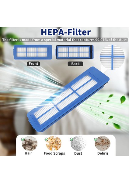 Eufy Robovac 11S Max, 15C Max, G30, G30 Edge, 30C Max, G20, G20 Hybrid, G15, G32 Pro Robot Süpürge Parçaları Için Aksesuarlar (Yurt Dışından) fırsatları